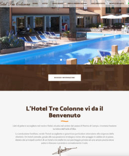 Realizzazione sito Hotel Tre Colonne